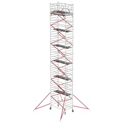 Altrex Fahrgerüst RS Tower 52 Aluminium mit Fiber-Deck Plattform 14,20m AH 1,35x2,45m