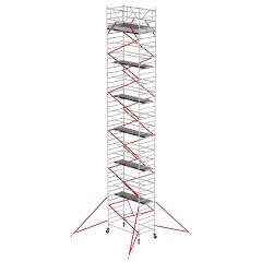 Altrex Fahrgerüst RS Tower 52 Aluminium mit Holz-Plattform 14,20m AH 1,35x1,85m