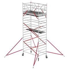 Altrex Fahrgerüst RS Tower 52 Aluminium mit Holz-Plattform 7,20m AH 1,35x1,85m