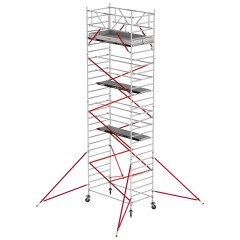 Altrex Fahrgerüst RS Tower 52 Aluminium mit Holz-Plattform 9,20m AH 1,35x3,05m