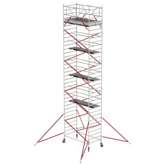 Altrex Fahrgerüst RS Tower 52 Aluminium mit Holz-Plattform 12,20m AH 1,35x1,85m