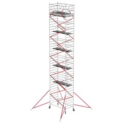 Altrex Fahrgerüst RS Tower 52 Aluminium mit Holz-Plattform 13,20m AH 1,35x2,45m