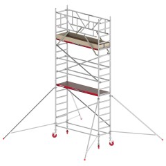 Altrex Fahrgerüst RS Tower 41 Alu mit Holz-Plattform 6,20m AH breit 0,75x2,45m