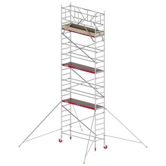 Altrex Fahrgerüst RS Tower 41 Alu mit Holz-Plattform 8,20m AH breit 0,75x2,45m