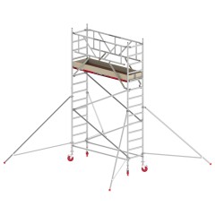 Altrex Fahrgerüst RS Tower 41 Alu mit Holz-Plattform 5,20m AH breit 0,75x2,45m