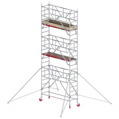 Altrex Fahrgerüst RS Tower 41-S Aluminium mit Safe-Quick und Holz-Plattform 7,20m AH 0,75x1,85m