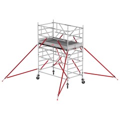 Altrex Fahrgerüst RS Tower 52-S Aluminium mit Safe-Quick und Holz-Plattform 4,20m AH 1,35x1,85m