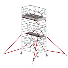 Altrex Fahrgerüst RS Tower 52-S Aluminium mit Safe-Quick und Holz-Plattform 6,20m AH 1,35x2,45m