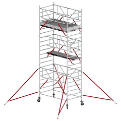 Altrex Fahrgerüst RS Tower 52-S Aluminium mit Safe-Quick und Holz-Plattform 7,20m AH 1,35x2,45m
