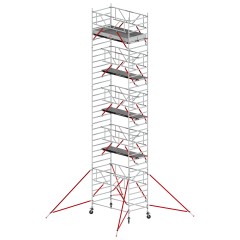 Altrex Fahrgerüst RS Tower 52-S Aluminium mit Safe-Quick und Holz-Plattform 11,20m AH 1,35x3,05m