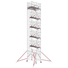 Altrex Fahrgerüst RS Tower 52-S Aluminium mit Safe-Quick und Holz-Plattform 13,20m AH 1,35x2,45m