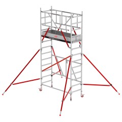 Altrex Klappgerüst RS Tower 54 Aluminium Holz-Plattform 0,75x1,85m ohne Safe-Quick 5,8m AH