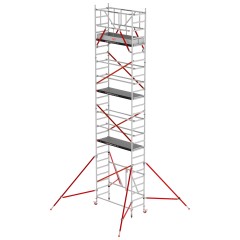 Altrex Klappgerüst RS Tower 54 Aluminium Fiber-Deck Plattform 0,75x1,85m ohne Safe-Quick 8,8m AH