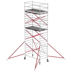 Altrex RS Tower 55 ohne Safe-Quick® 7,8m Arbeitshöhe Holz-Plattform 2,45m