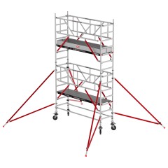 Altrex Fahrgerüst RS Tower 51-S Safe-Quick Aluminium mit Holz-Plattform 5,20m AH 0,75x2,45m