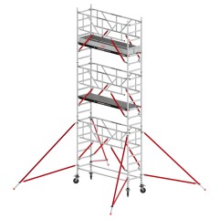 Altrex Fahrgerüst RS Tower 51-S Safe-Quick Aluminium mit Holz-Plattform 7,20m AH 0,75x2,45m