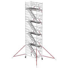 Altrex Treppengerüst RS Tower 53-S Aluminium Safe-Quick mit Holz-Plattform 10,20m AH 1,35x1,85m