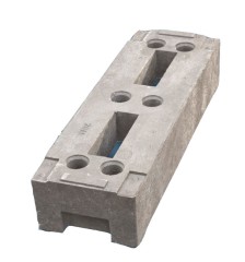 Bauzaunfuß aus PE 22kg