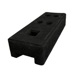 Bauzaunfuß aus PVC-Kabelrecyling 26kg