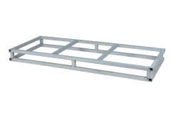 Bauzaun Demogitter Transport und Lager Gestell für 80-100 Gitter