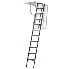Dolle Bodentreppe clickFIX® comfort 3-teilig 244-264cm Raumhöhe mit U-Wert 0,49 Standardmaße