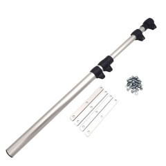 Dolle Teleskophandlauf als Mehrpreis für clickFIX® vario mit 12-14 Stufen ab Rohbaumaß 120cm