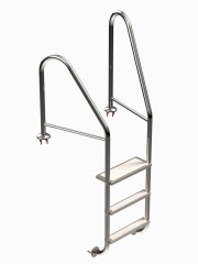 Eichenwald Poolleiter Modell 07 Marina Öffentlich Flanschmontage Beckentiefe 780mm 2 Stufen