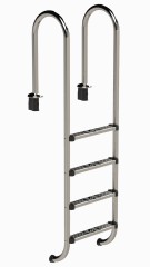 Eichenwald Poolleiter Modell 55 Tiefbeckenleiter enge Ausladung Leiterlänge 1224mm 4 Stufen