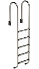 Eichenwald Poolleiter Modell 55 Tiefbeckenleiter enge Ausladung Leiterlänge 1489mm 5 Stufen