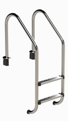 Eichenwald Poolleiter Modell 56 Tiefbeckenleiter weite Ausladung Leiterlänge 694mm 2 Stufen