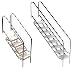Eichenwald Pooltreppe Modell 08.1 Miami Maximale Beckentiefe 1999mm