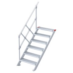 Euroline 510 Treppe 45° 600mm Stufenbreite 6 Stufen