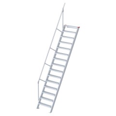 Euroline 510 Treppe 60° 600mm Stufenbreite 15 Stufen