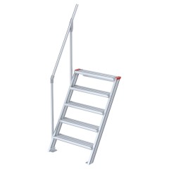 Euroline 510 Treppe 60° 800mm Stufenbreite 5 Stufen