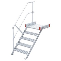 Euroline 511 Podesttreppe 45° 600mm Stufenbreite 5 Stufen