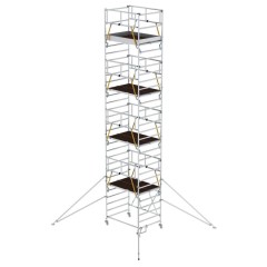 MUNK Klappgerüst SG 1,35x2,45m mit Ausleger und Sicherheitsgeländer 9,96m AH