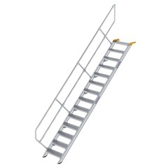MUNK Treppe 45°  inkl. einen Handlauf, 600mm Stufenbreite, 14 Stufen