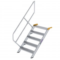 MUNK Treppe 45°  inkl. einen Handlauf, 800mm Stufenbreite, 5 Stufen