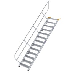 MUNK Treppe 45°  inkl. einen Handlauf, 800mm Stufenbreite, 13 Stufen