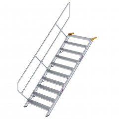 MUNK Treppe 45°  inkl. einen Handlauf, 1000mm Stufenbreite, 10 Stufen