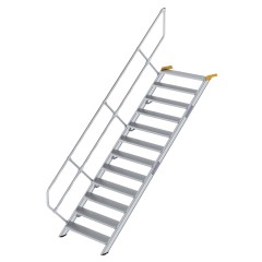 MUNK Treppe 45°  inkl. einen Handlauf, 1000mm Stufenbreite, 12 Stufen