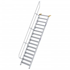 MUNK Treppe 60°  inkl. einen Handlauf, 1000mm Stufenbreite, 16 Stufen