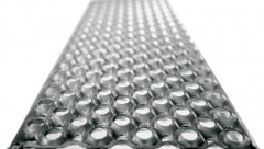MUNK Stufenbelag Aluminium Lochblech 800mm Stufenbreite, 200mm Stufentiefe, Mehrpreis