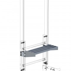 MUNK Ausstiegstritt Aluminium 250mm