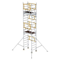 MUNK Flexxtower SG mit Sicherheitsgeländer 6,10m AH