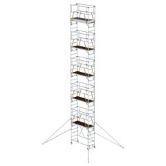 MUNK Klappgerüst SG 0,75x1,80m mit Ausleger und Sicherheitsgeländer 11,89m AH