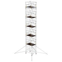 MUNK Rollgerüst SG mit Doppelplattform 1,35x1,80m und Ausleger 12,35m AH