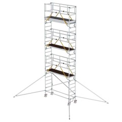 MUNK Rollgerüst SG mit Ausleger 0,75x3,00m Plattform 8,43m AH