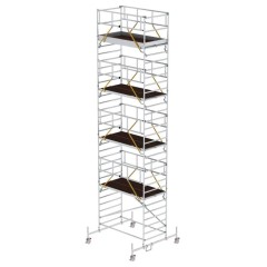 MUNK Rollgerüst SG mit Doppelplattform 1,35x2,45m Plattform 10,58m AH