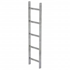 MUNK Schachtleiter Stahl verzinkt 300mm breit 5 Sprossen 1,40m lang